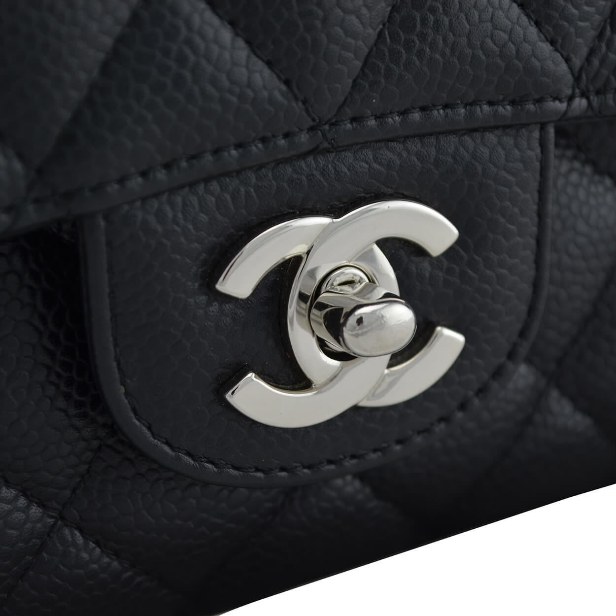 Handtasche CHANEL Timeless Medium Classic Double Flap Bag Schwarz gebraucht 8