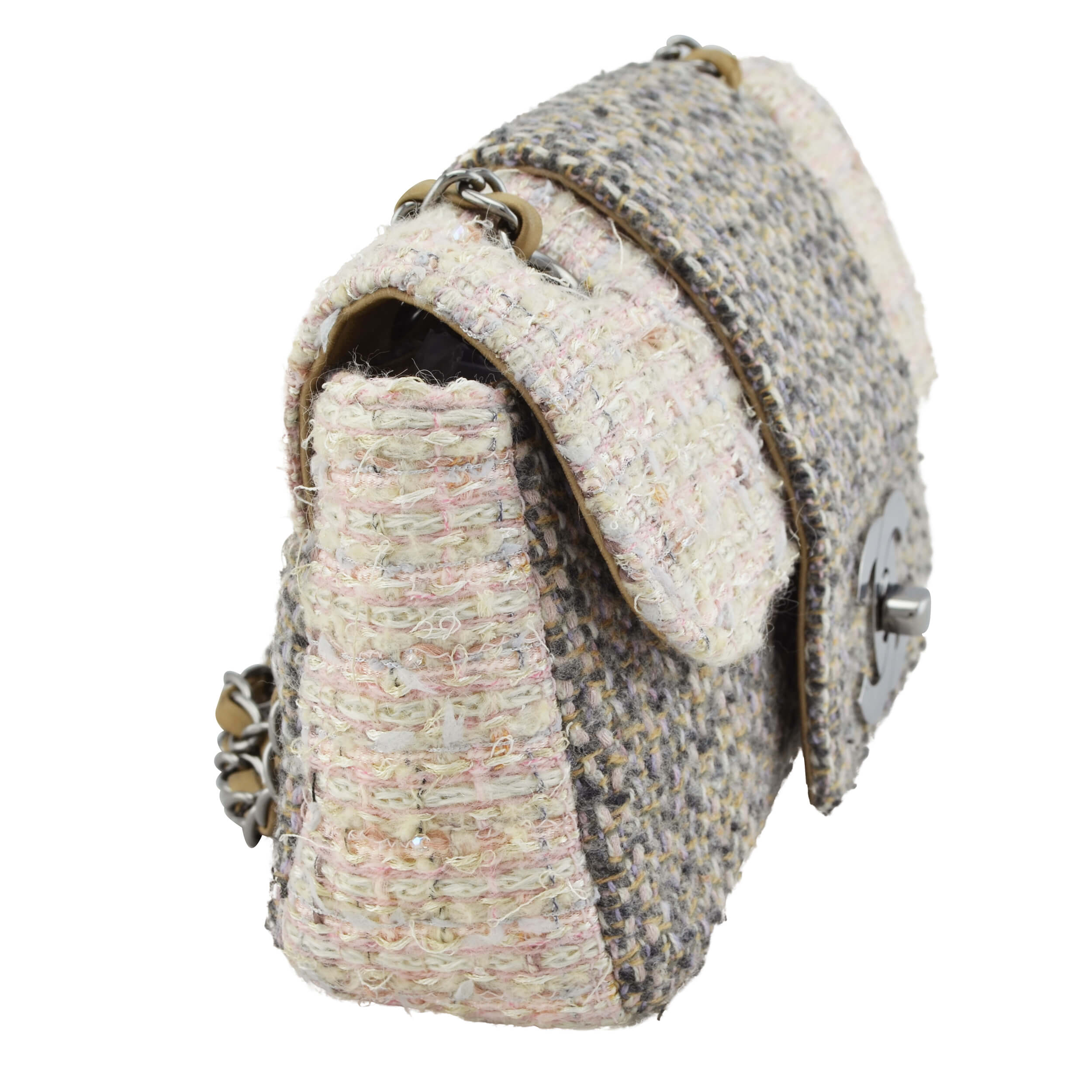 Handtasche CHANEL Fantasy Tweed Flap Bag gebraucht 8
