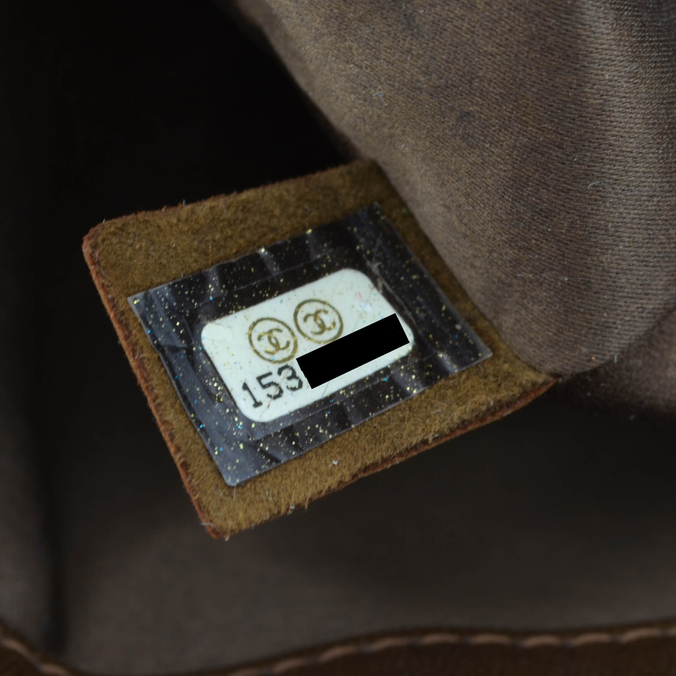 Handtasche CHANEL Quilted Leather/Tweed Patchwork Medium Flap Bag gebraucht 9