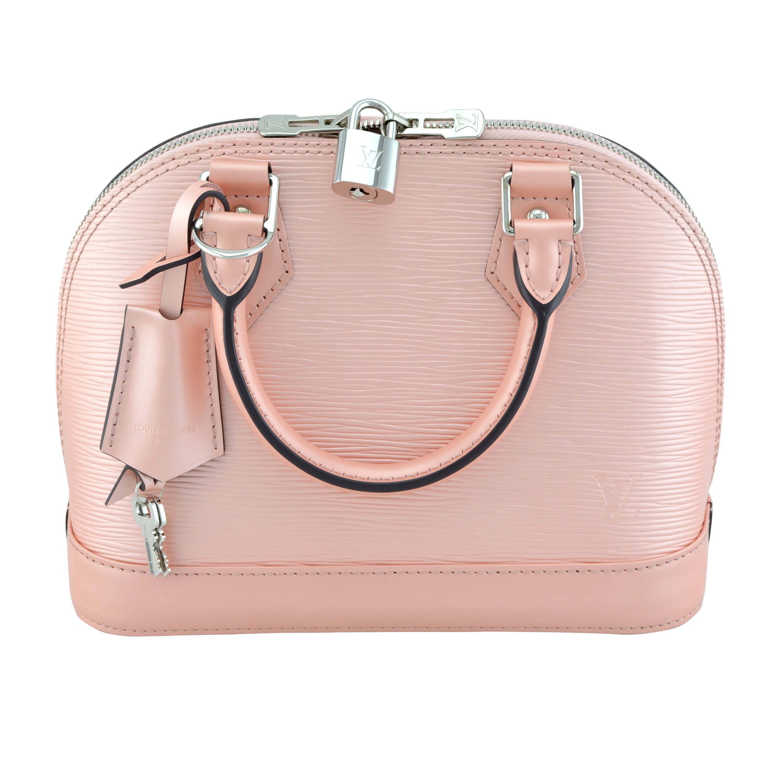Louis Vuitton Rose Nacre Epi Leather Alma BB Bag at 1stDibs