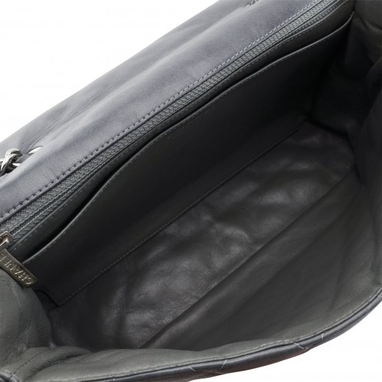 Handtasche CHANEL Timeless Jumbo Classic Single Flap Bag Grau gebraucht 7
