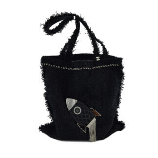 Handtasche CHANEL Tweed Rocket Grand Shopping Bag gebraucht 1