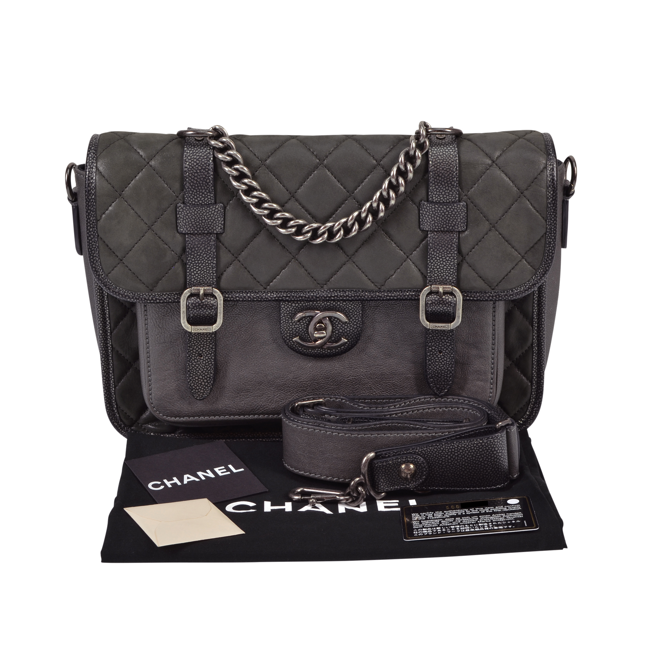Chanel ParisBombay Back to School Crossbody Bag Quilted 385284