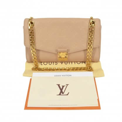 Louis Vuitton Saint Germain PM Empreinte Leder Handtasche Dune 1