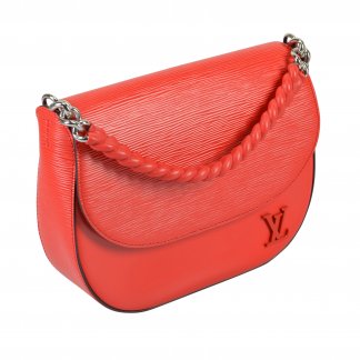 Louis Vuitton Luna Epi Leder Handtasche Coquelicot Rot Second Hand 0