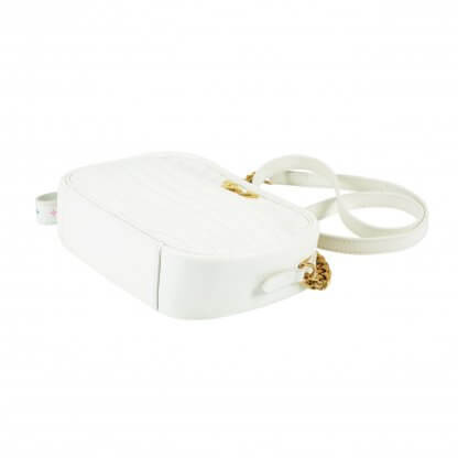 Louis Vuitton New Wave Camera Bag Kalbsleder Handtasche Weiß Second Hand 6