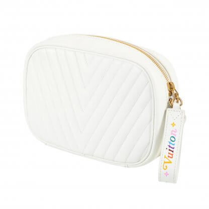 Louis Vuitton New Wave Camera Bag Kalbsleder Handtasche Weiß Second Hand 4
