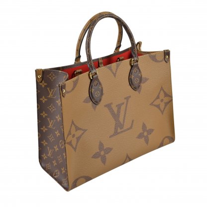 Louis Vuitton Onthego MM Monogram Canvas Handtasche Secodn Hand 4