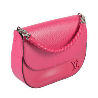 Louis Vuitton Luna Epi Leder Handtasche Hot Pink Second Hand 3
