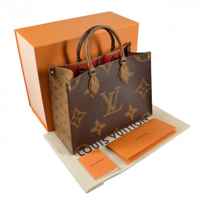 Louis Vuitton Onthego MM Monogram Canvas Handtasche Secodn Hand 1