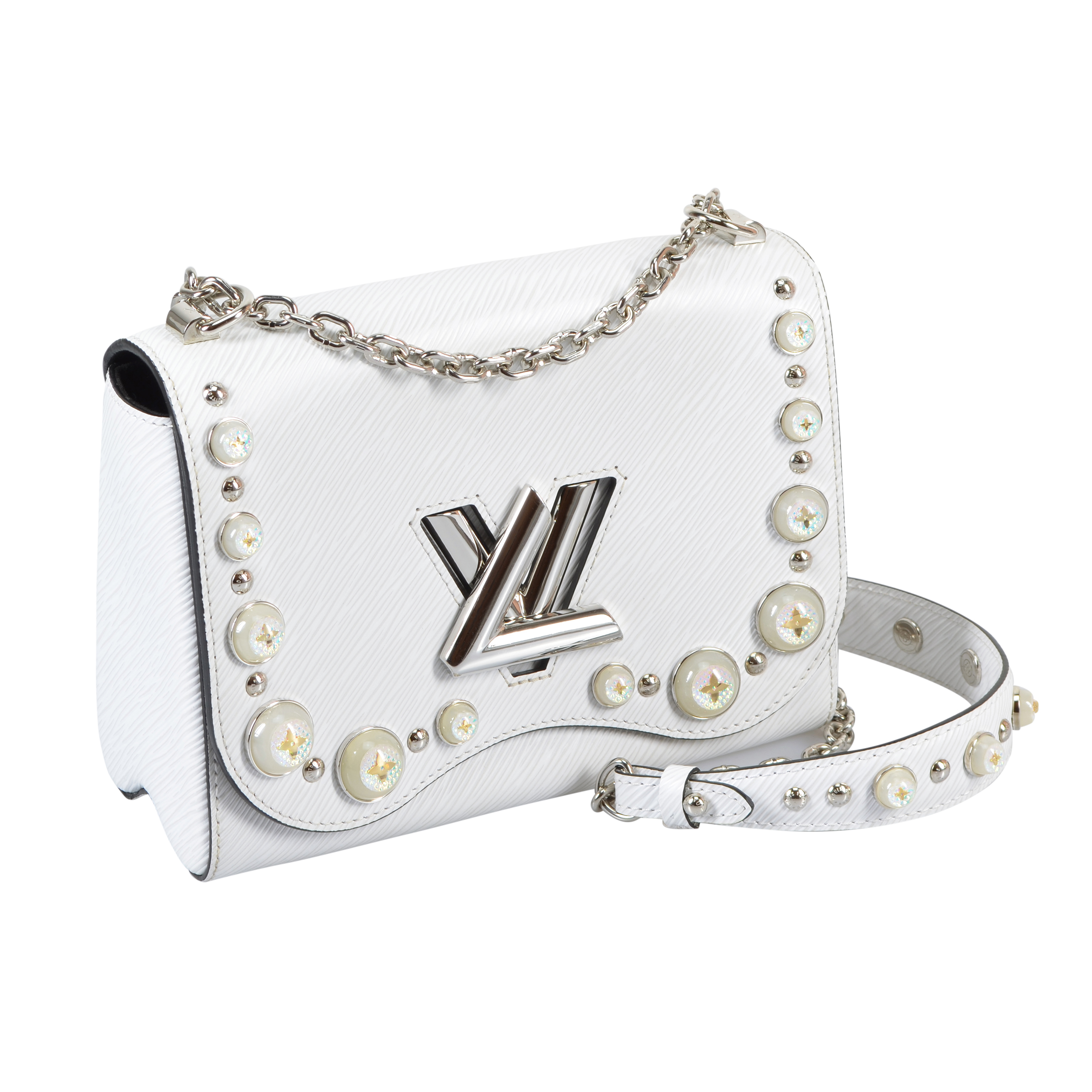 Louis Vuitton Twist MM Epi Leder Handtasche Weiß - MyLovelyBoutique