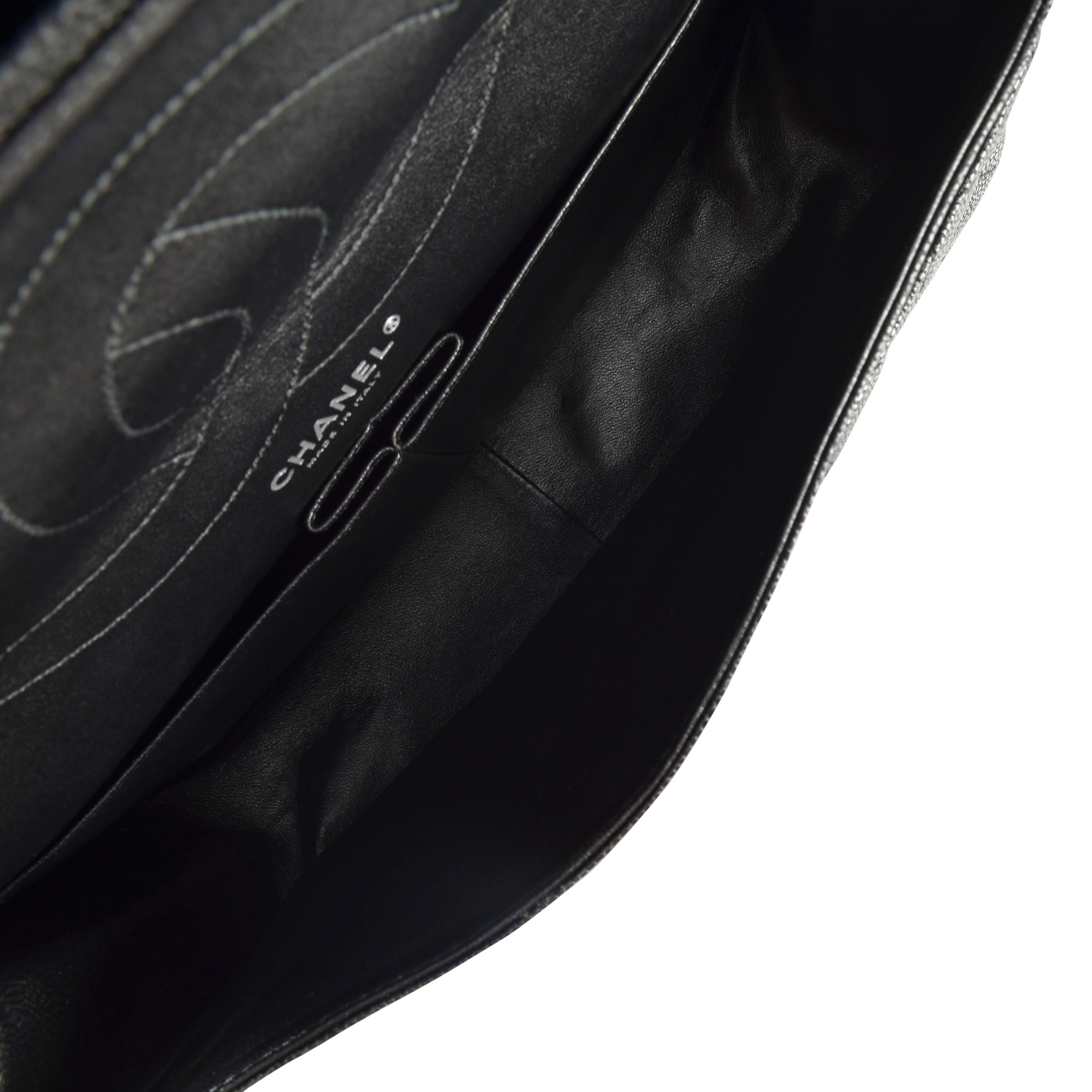 CHANEL 2.55 Reissue Maxi Double Flap Bag Black - MyLovelyBoutique