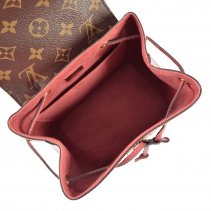 Louis Vuitton Hot Springs Backpack Monogram Canvas Vernis Leder Altrosa Second Hand 8