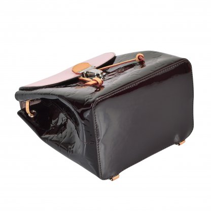 Louis Vuitton Hot Springs Backpack Lackleder Rucksack Amarante Second Hand 5