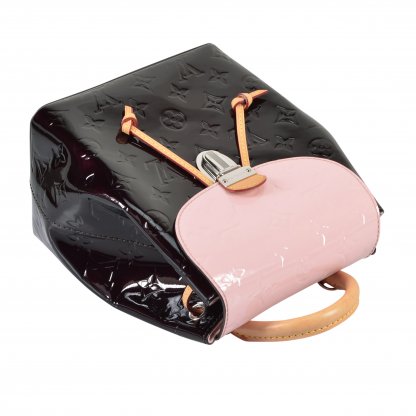Louis Vuitton Hot Springs Backpack Lackleder Rucksack Amarante Second Hand 6