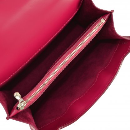 Louis Vuitton Sevigne PM Epi Leder Fuchsia Handtasche Second Hand 7