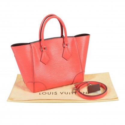 Louis Vuitton Phenix PM Poppy Orange Epi Leder Handtasche Second Hand 1