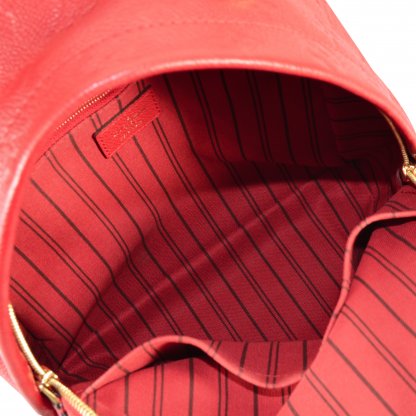 Louis Vuitton Sorbonne Backpack Monogram Empreinte Leder Rucksack Rot Second Hand 14325 7