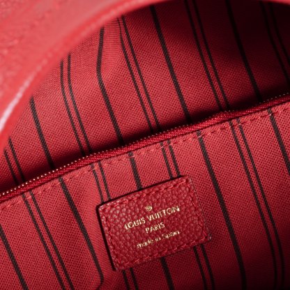 Louis Vuitton Sorbonne Backpack Monogram Empreinte Leder Rucksack Rot Second Hand 14325 8