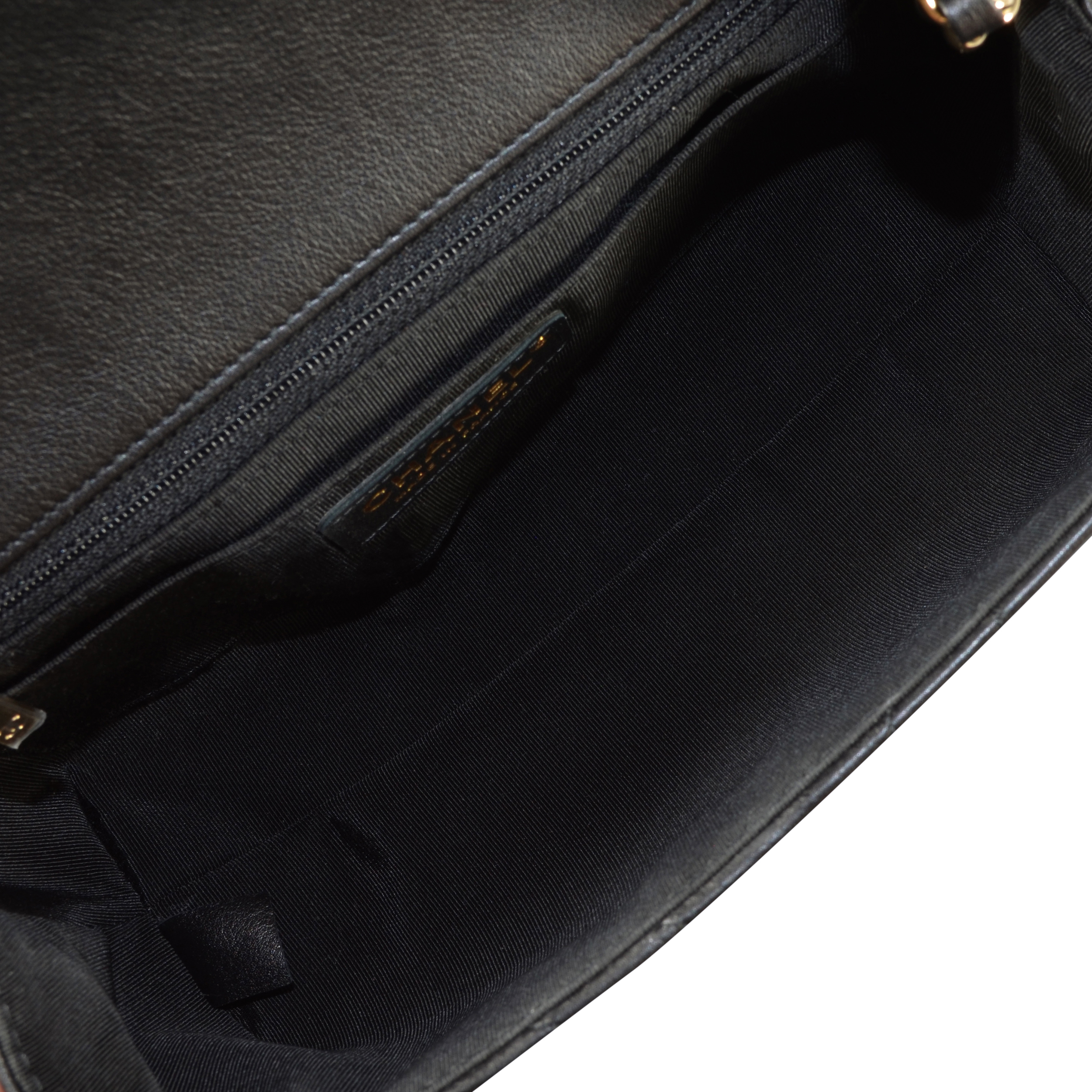 CHANEL Chevron Flap Bag Black - MyLovelyBoutique