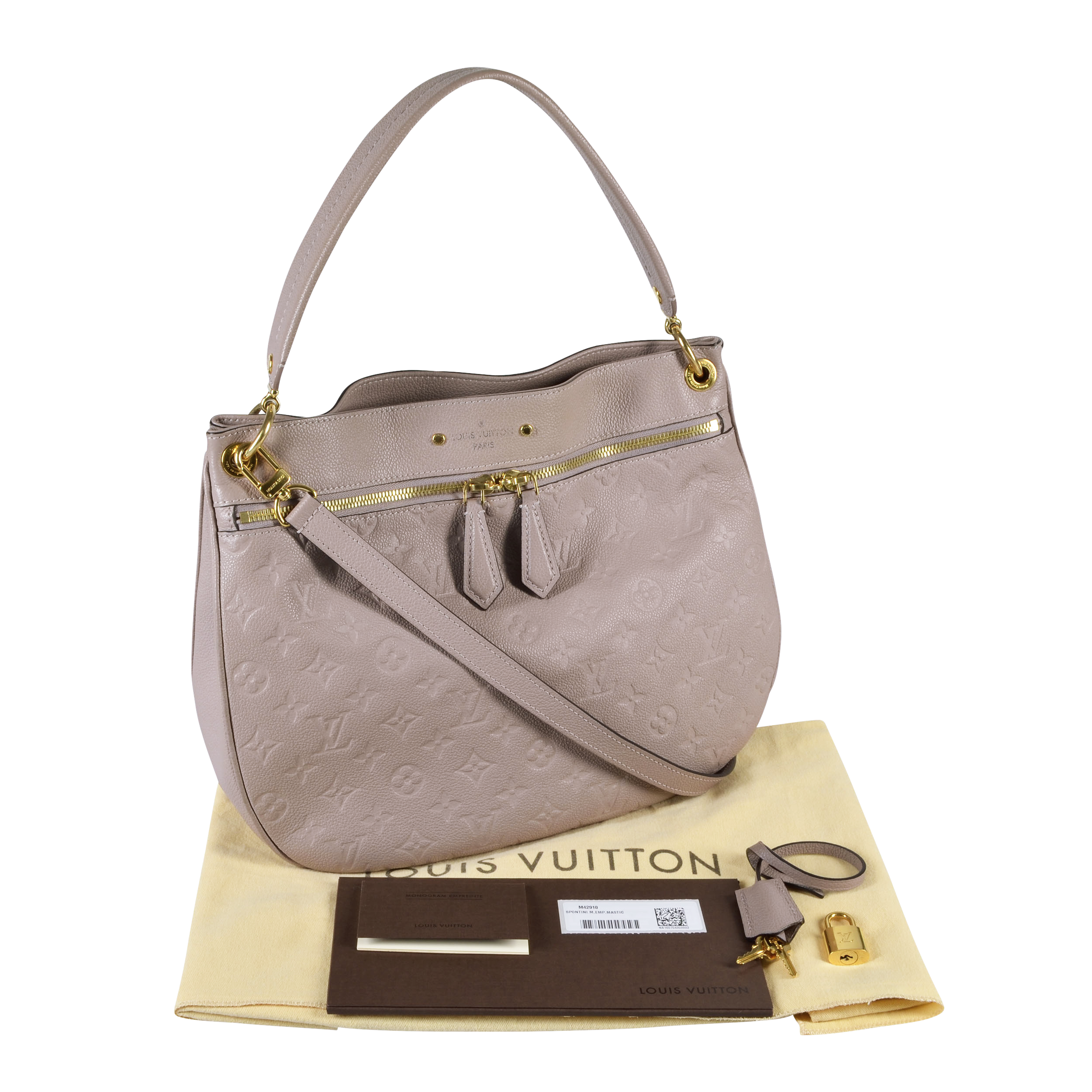 LOUIS VUITTON M42910 Handbag Spontini Empreinte worn by Herself
