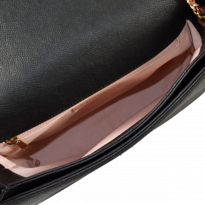 CHANEL Coco Curve Flap Bag Caviar Leder Handtasche Schwarz Second Hand 16134 9