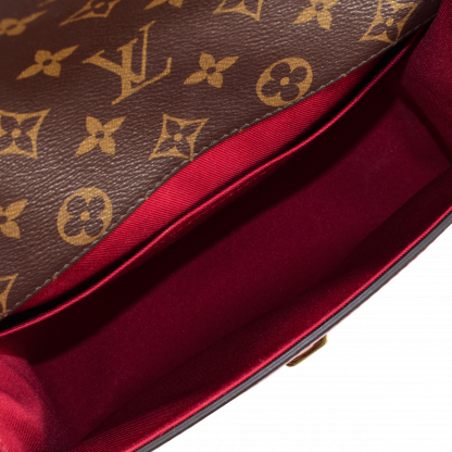 Louis Vuitton Cherrywood BB Vernis Leder Handtasche Rot Second Hand 16061 7