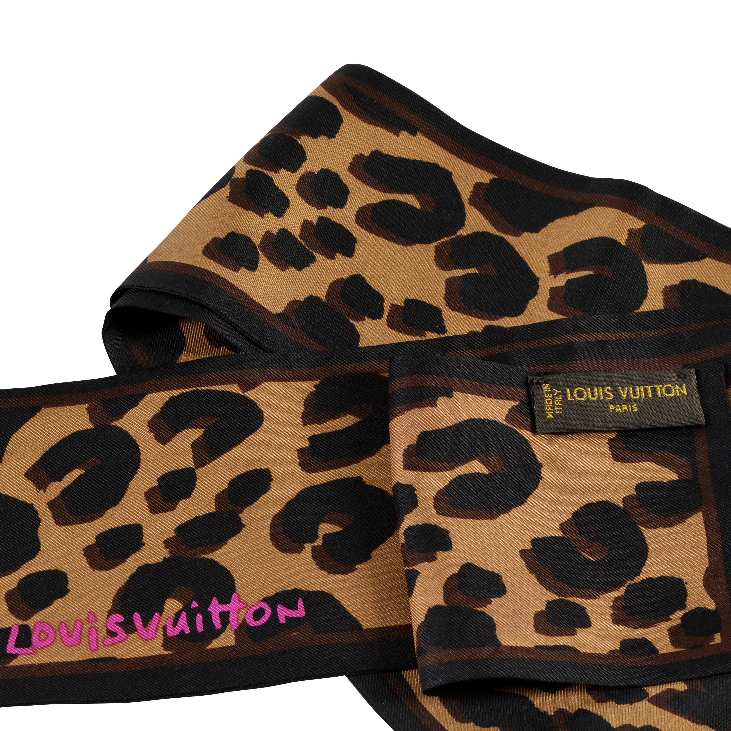 Louis Vuitton - Leopard Stola Stephen Sprouse Light Brown