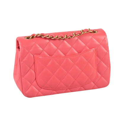 CHANEL Lucky Charm Mini Flap Bag Rosa Leder Handtasche Second Hand 16609 3