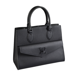 Louis Vuitton Lockme Tote PM Leder Handtasche Schwarz Second Hand 16939 2