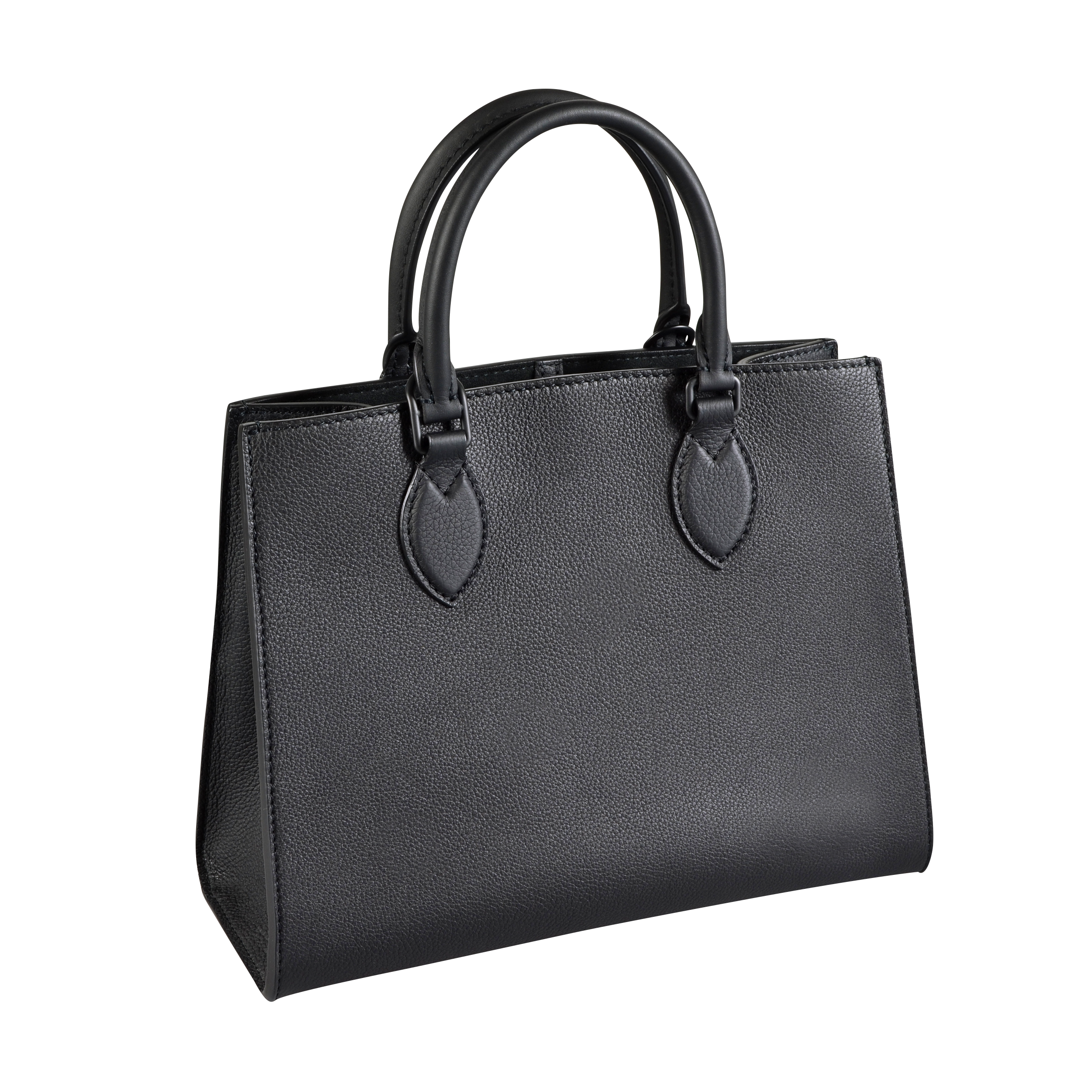 Louis Vuitton Lockme Tote PM Leder Handtasche Schwarz Second Hand 16939 3