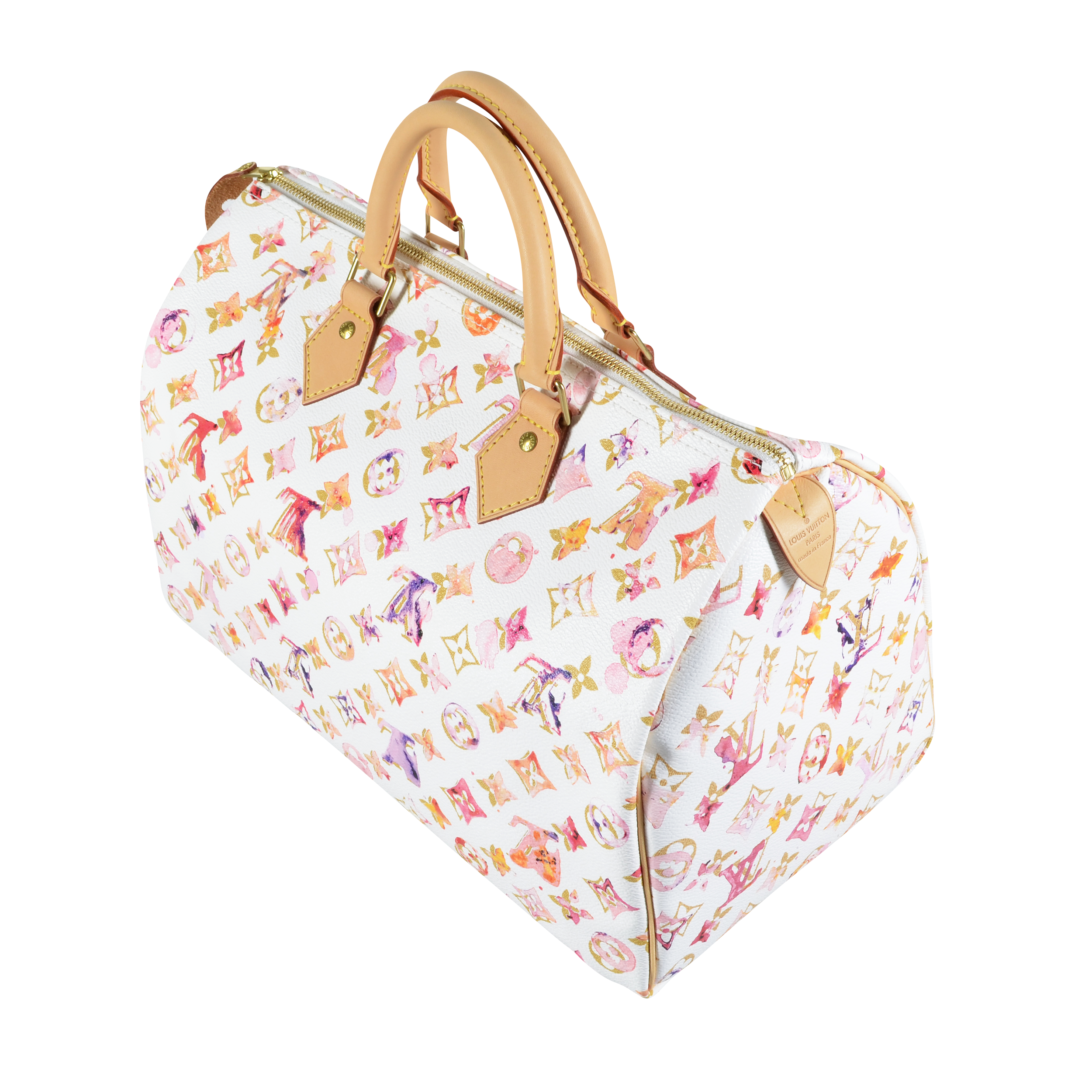 Louis Vuitton Speedy 35 Monogram Aquaralle Watercolor Second Hand 17001 6