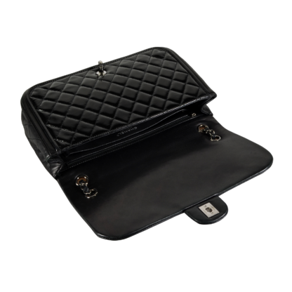 Chanel Patent Flap Bag Leder Handtasche Second Hand 17083 6