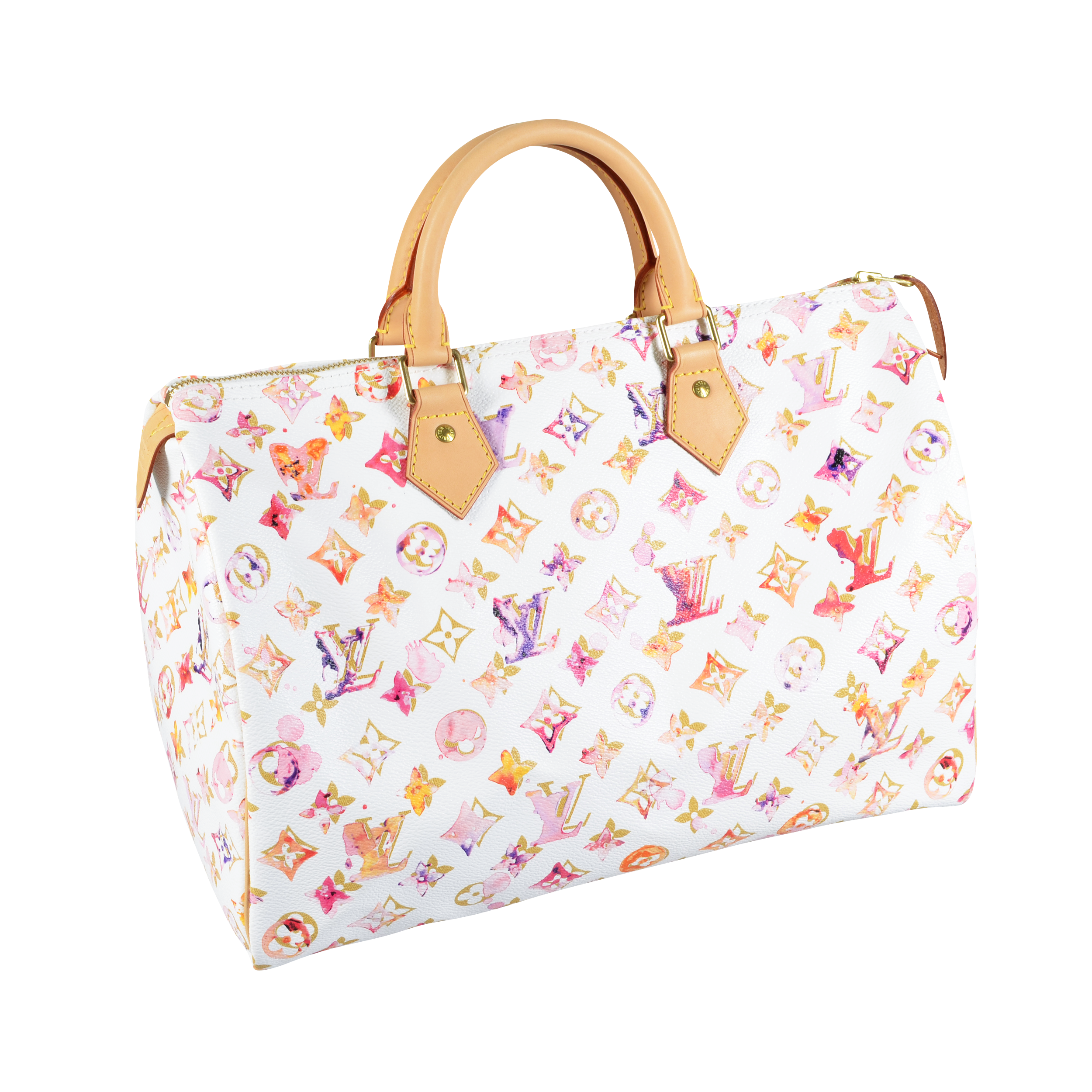 Louis Vuitton Speedy 35 Monogram Aquaralle Watercolor Second Hand 17001 2