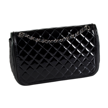 Chanel Patent Flap Bag Leder Handtasche Second Hand 17083 2