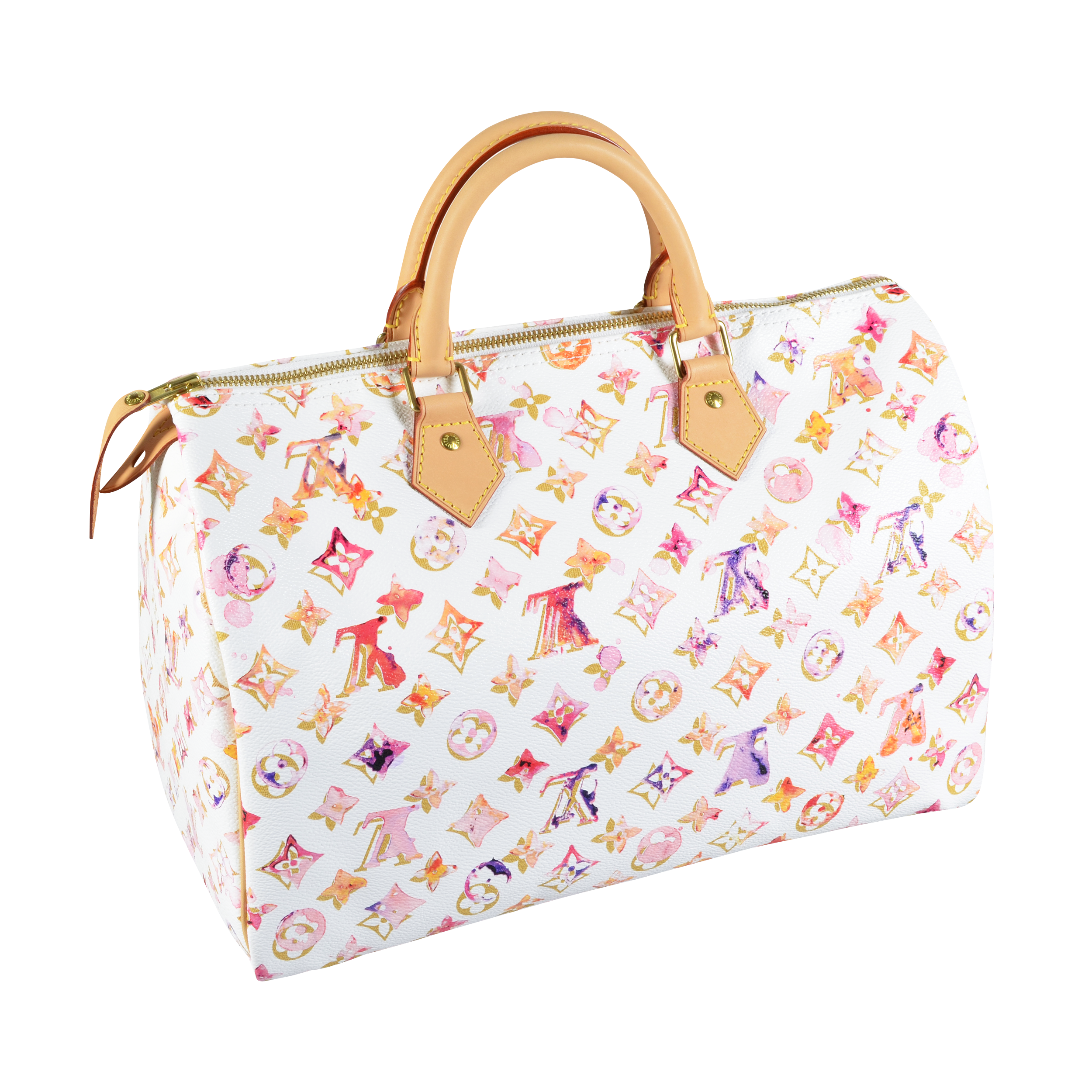 Louis Vuitton Speedy 35 Monogram Aquaralle Watercolor Second Hand 17001 3