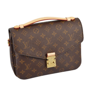 Cloth mini bag Louis Vuitton Brown in Fabric  13658626
