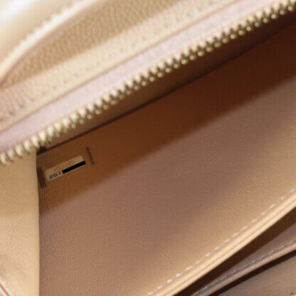 CHANEL Small Filigree Vanity Bag Leder Handtasche Beige Second Hand 17705 7