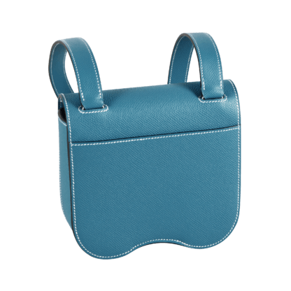 Hermès Della Cavalleria Leder Handtasche New Bleu Jean 18232 2
