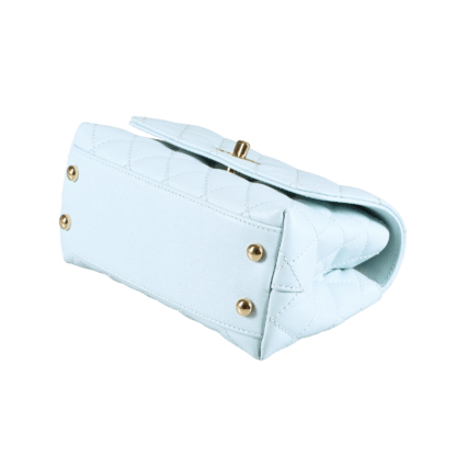 CHANEL Coco Handle Mini Leder Handtasche Second Hand 19240 3