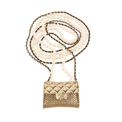 CHANEL Micro Bag Necklace Halskette Timeless Bag Second Hand 19306 2