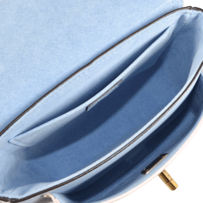 Louis Vuitton Lockme Tender Leder Handtasche Bleu Nuage 19659 5