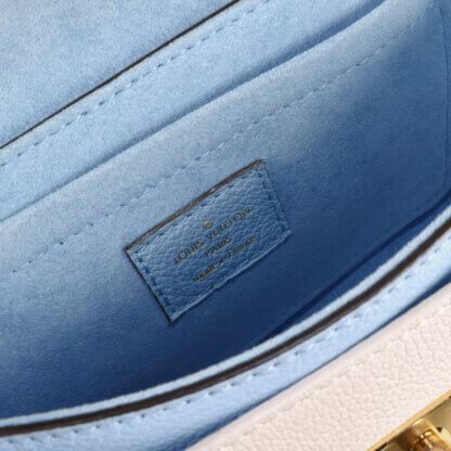 Louis Vuitton Lockme Tender Leder Handtasche Bleu Nuage 19659 6