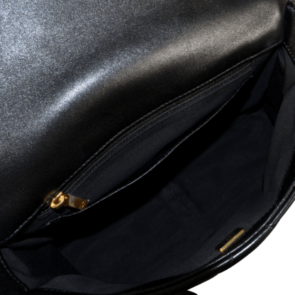 CHANEL Funky Town Large Flap Bag Leder Handtasche Schwarz Second Hand 20202 8