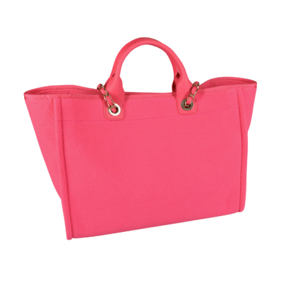 CHANEL Large Deauville Shopper Bag Handtasche Pink Rosa Second Hand 20071 2