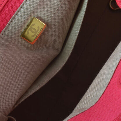 CHANEL Large Deauville Shopper Bag Handtasche Pink Rosa Second Hand 20071 9
