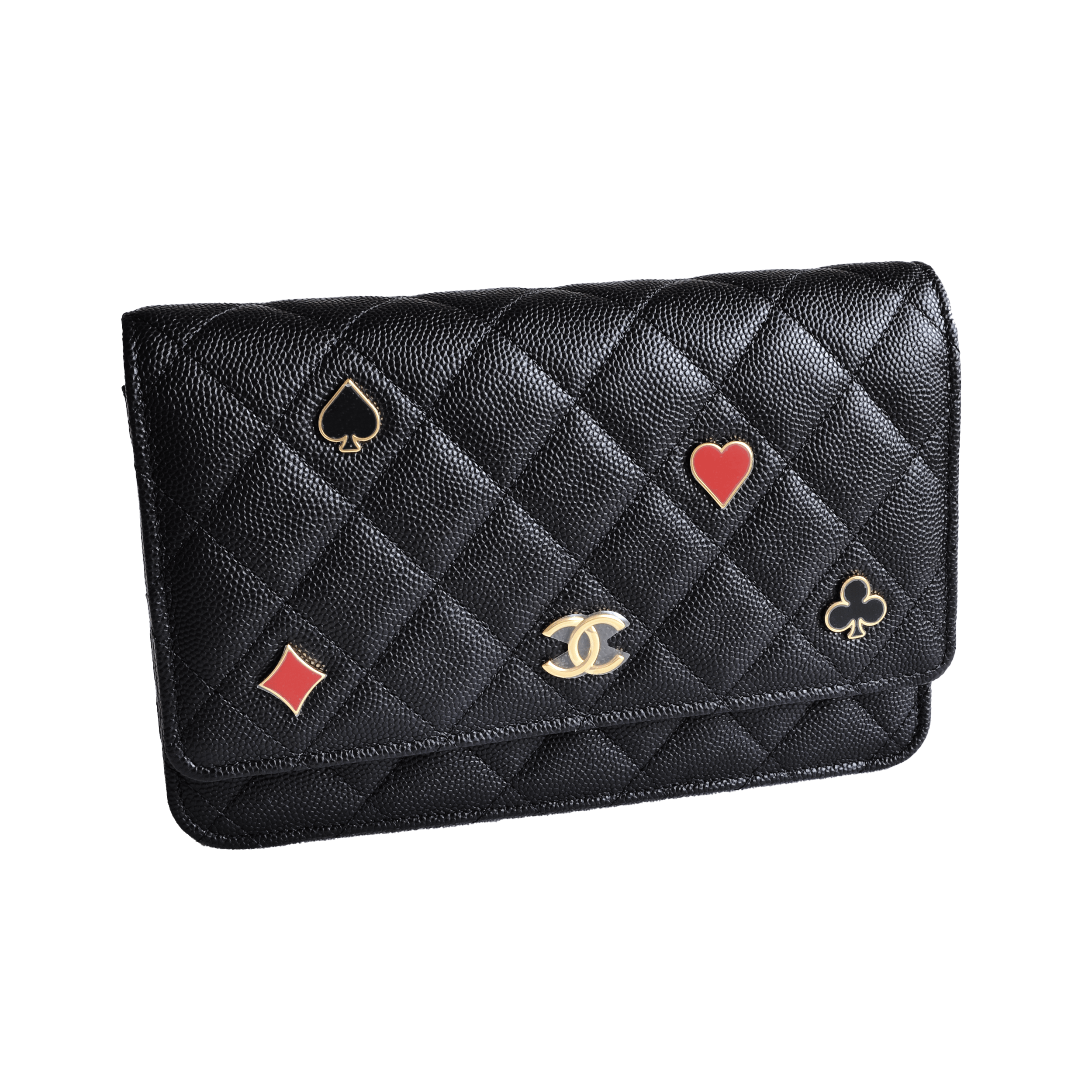 CHANEL Wallet On Chain Timeless WOC Charms Bag Second Hand 20925 10