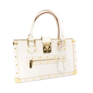 Louis Vuitton Le Fabuleux Suhali Leder Handtasche Creme Weiß Second Hand 21160 0
