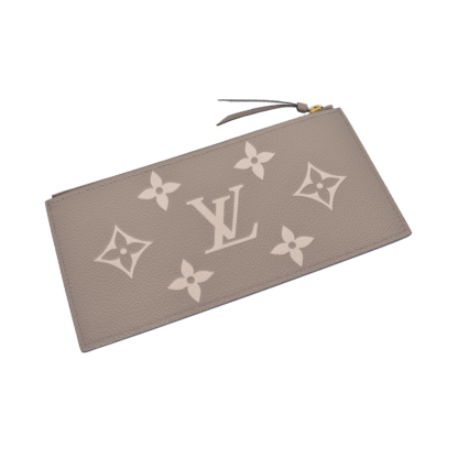 Louis Vuitton Pochette Felicie Monogram Empreinte Leder Handtasche Tourterelle Creme Second Hand 21194 11