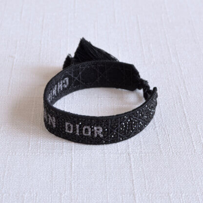 Dior Dioriviera Kristall Armband Schwarz Second Hand 21496 3
